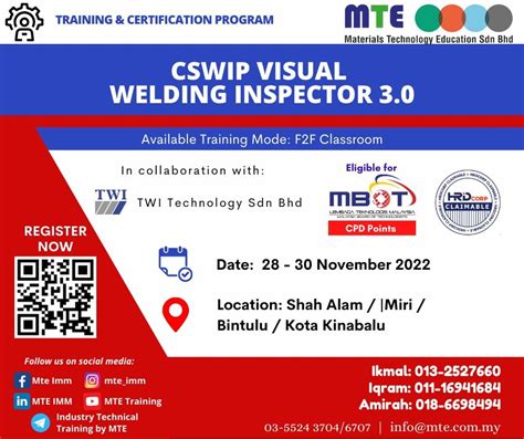 CSWIP 3.0 Visual Welding Inspector .